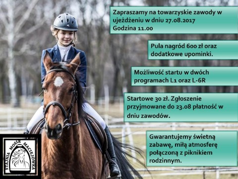 Towarzyskie zawody w ujeżdżeniu